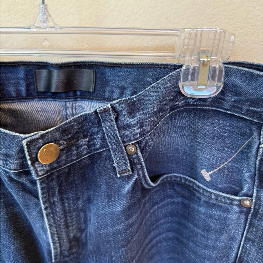 J Brand Blue Straight-Leg Jeans Classic Style